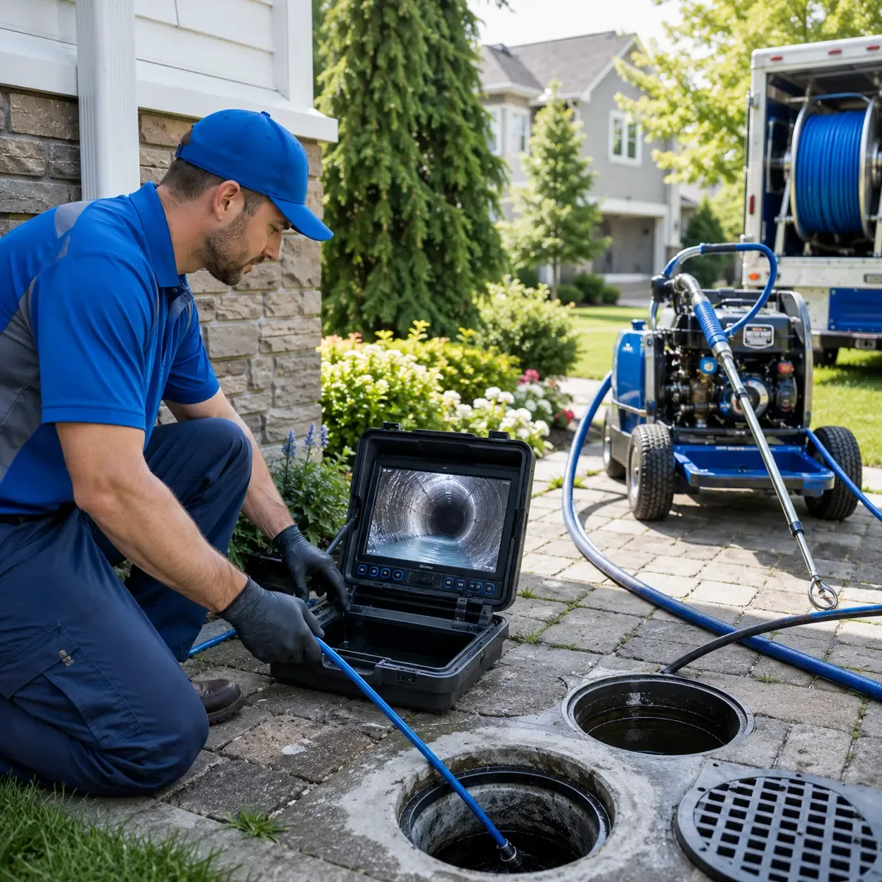 Outdoor drain cleaning professionals serving Trappe, MD